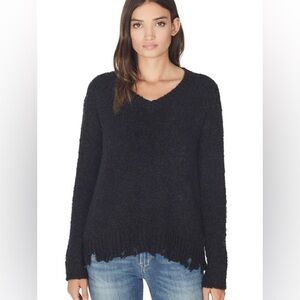 ATM Fuzzy Alpaca V-Neck Sweater Size Small